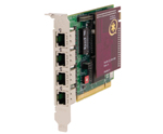 Digium TE412P Quad Span T1/E1 PCI Card for Asterisk™